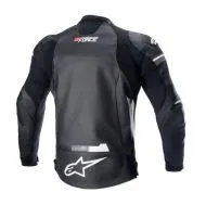 Geacă moto din piele ALPINESTARS GP FORCE BLACK