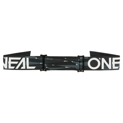 Motocross goggles O`NEAL B-33 ROLL OFF ICTUS BLACK/WHITE - CLEAR