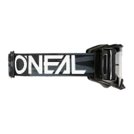 Motocross goggles O`NEAL B-33 ROLL OFF ICTUS BLACK/WHITE - CLEAR