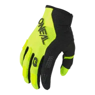 Детски мотокрос ръкавици O'NEAL ELEMENT RACEWEAR BLACK/NEON YELLOW V.24