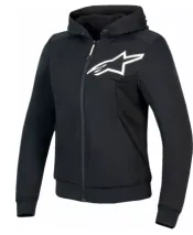 Women's motorcycle sweatshirt ALPINESTARS Stella Chrome v2 BLK/WHT