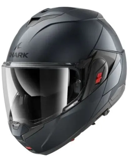 SHARK OXO BLANK Gun Metal modular helmet