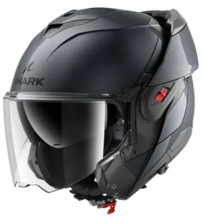 SHARK OXO BLANK Gun Metal modular helmet