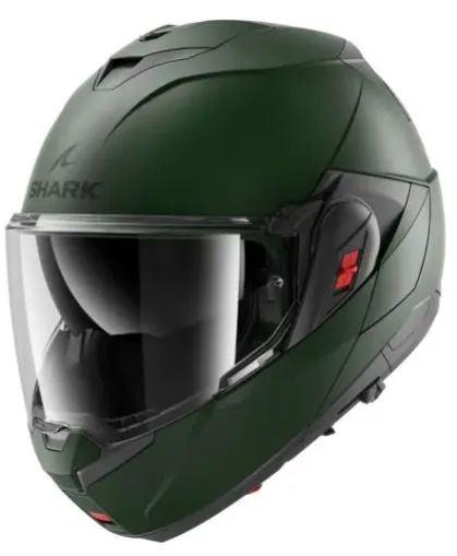 Modular helmet SHARK OXO Mat Dark Green Matt