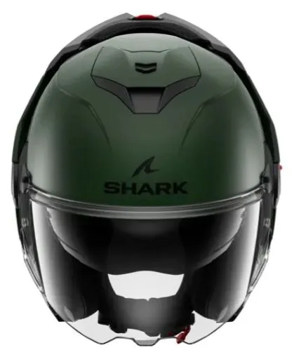 Modular helmet SHARK OXO Mat Dark Green Matt