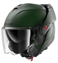 Модуларна каска SHARK OXO Mat Dark Green Matt