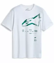 Motorcycle T-shirt ALPINESTARS CSF GEOGRAFICA WHITE