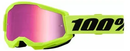 Γυαλιά Motocross 100% STRATA2 NEON YEL MR PK
