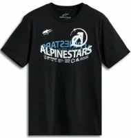 Tricou ALPINESTARS CSF SEMICIRCLE NEGRU