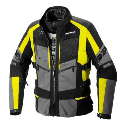 Текстилно мото яке SPIDI 4 SEASON EVO Yellow Fluo