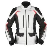 Geaca moto dama Modeka Elaya Gri deschis/Negru