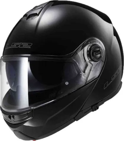 Αρθρωτό κράνος μοτοσυκλέτας LS2 STROBE II Solid Black