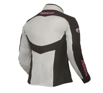 Jachetă motocicletă de vară de damă Modeka Emma Air Light/Grey