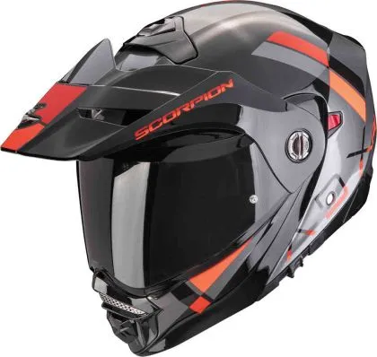 Casca Scorpion Exo ADX-2 Galane Negru/Gri/Rosie