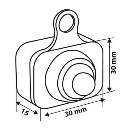 Ключ за светлини LAMPA ON&OFF 90463