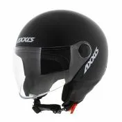 Scooter Helmet Axxis SQUARE SOLID Black Matt