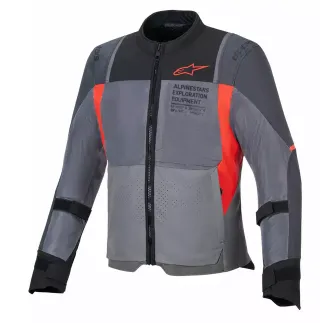 Textile motorcycle jacket ALPINESTARS ST-2 AIR GY/RD