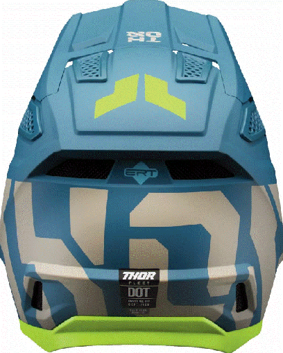 Мотокрос каска THOR FLEET FORGE BLUE