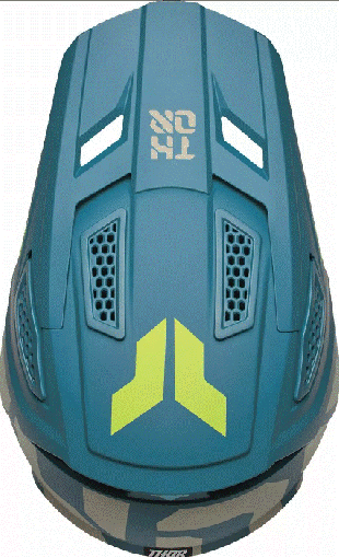 Мотокрос каска THOR FLEET FORGE BLUE
