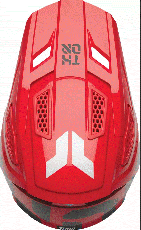 Casca motocross THOR FLEET FORGE RED