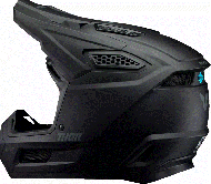 Casca motocross THOR FLEET BLACKOUT MATT