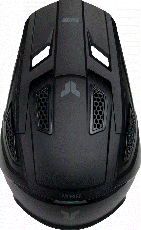 Casca motocross THOR FLEET BLACKOUT MATT