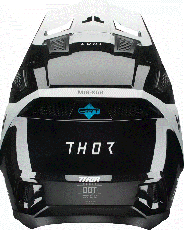 Casca motocross THOR FLEET STORM NEGRU/ALB