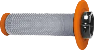Motocross grips PROGRIP 708 Lock-On Locking ORANGE/GREY