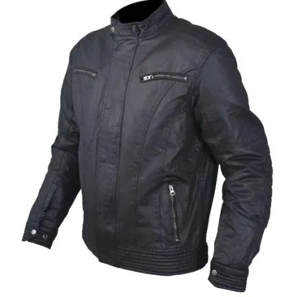 Textile motorcycle jacket A-PRO PHASER BLACK