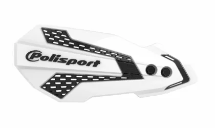 Apărătoare de ghidon POLISPORT MX FLOW HONDA Alb/Negru