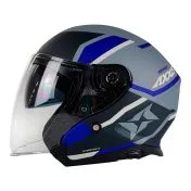 Κράνος σκούτερ Axxis MIRAGE DAMASKO D7 ΜΑΤ ΜΠΛΕ