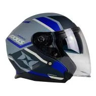 Κράνος σκούτερ Axxis MIRAGE DAMASKO D7 ΜΑΤ ΜΠΛΕ