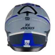 Κράνος σκούτερ Axxis MIRAGE DAMASKO D7 ΜΑΤ ΜΠΛΕ