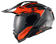 Adventure helmet NEXX X.WED3 FURKA ORANGE/GREY