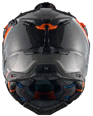 Adventure helmet NEXX X.WED3 FURKA ORANGE/GREY