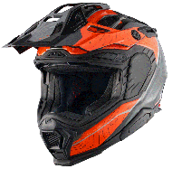Adventure helmet NEXX X.WED3 FURKA ORANGE/GREY