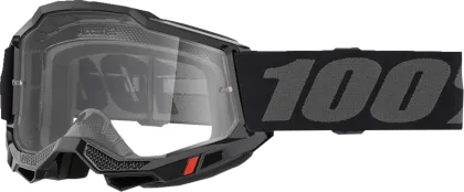 Motocross goggles 100% ACCURI2 OTG BLACK-CLEAR
