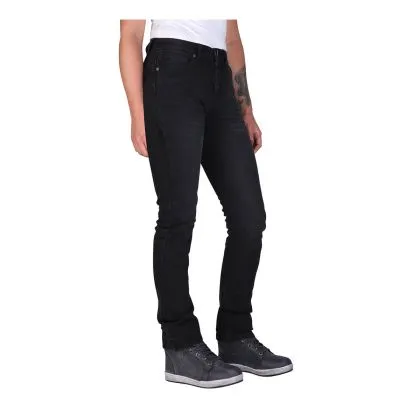 Γυναικείο moto τζιν Modeka Tabera Soft Wash Black