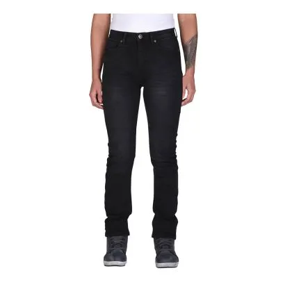 Γυναικείο moto τζιν Modeka Tabera Soft Wash Black