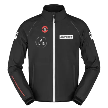 Textile motorcycle jacket SPIDI PIT LANE BLACK