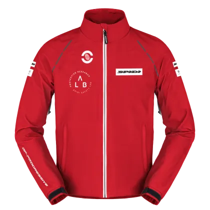 Textile motorcycle jacket SPIDI PIT LANE RED
