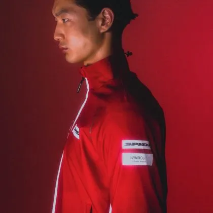 Textile motorcycle jacket SPIDI PIT LANE RED
