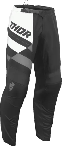 Детски мотокрос брич THOR YOUTH SECTOR CHECKER BLACK/WHITE