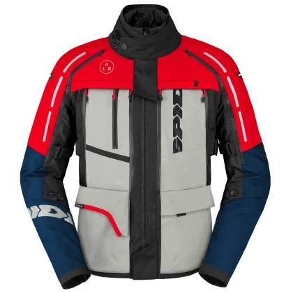Mъжко текстилно мото яке SPIDI 4 SEASON V3 BLUE/ICE/RED