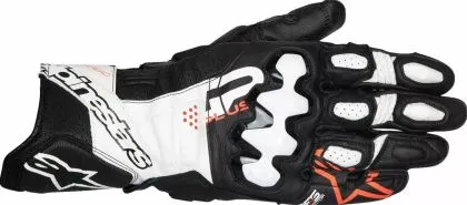 Кожени ръкавици ALPINESTARS GP+ R V3 LTHR BK/WT/RD