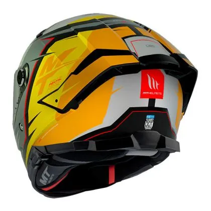 Helmet MT THUNDER 4 SV PENTAL B3 MATT PEARL YELLOW