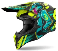 Мотокрос каска AIROH WRAAAP CYBER YELLOW MATT