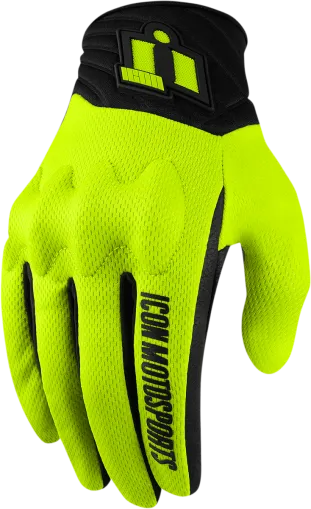 Mănuși moto textilă ICON ANTHEM 2 - HI-VIZ