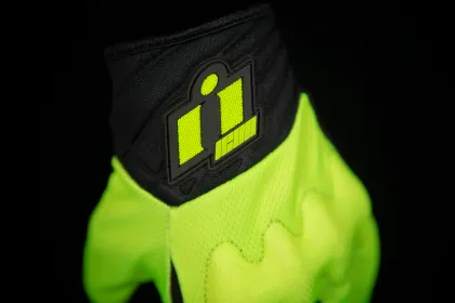 Mănuși moto textilă ICON ANTHEM 2 - HI-VIZ