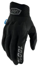Γάντια μοτοκρός 100% COGNITO SMART SHOCK ΜΑΥΡΟ